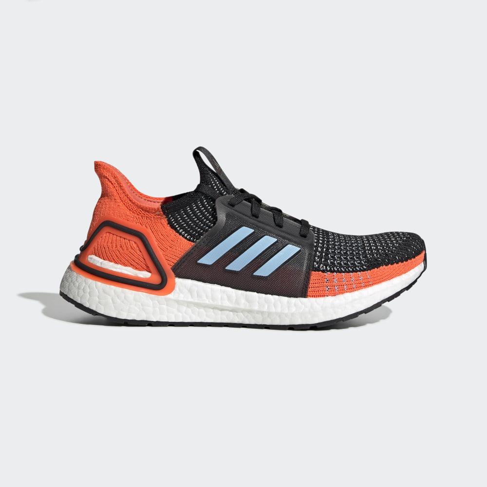 Adidasi Alergare Adidas Ultraboost 19 Dama Romania - Negrii/Albastri/Corai G27482
